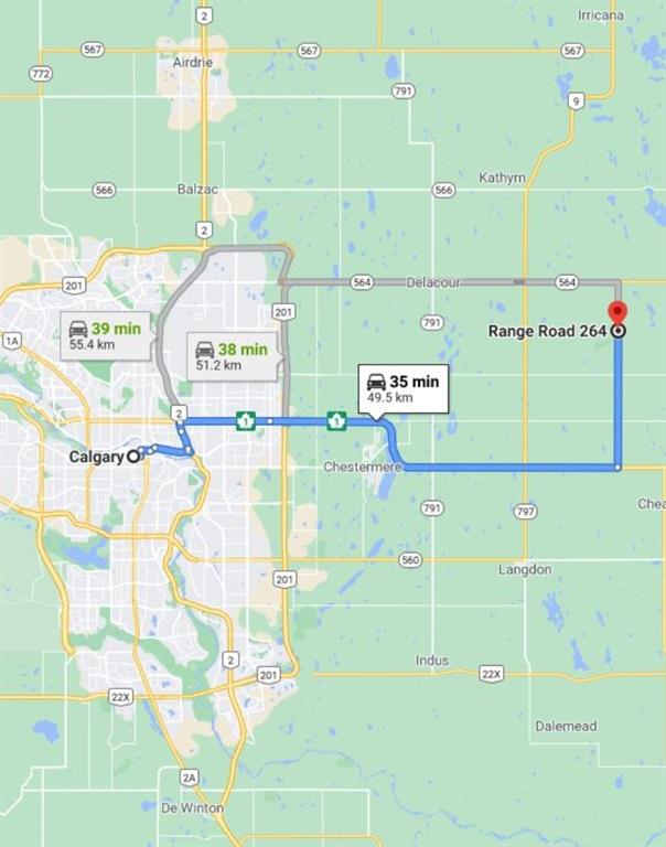 W4R26T25S16QNE Range Road 264 Range, Rural Wheatland County, Alberta, T0J 0Y0