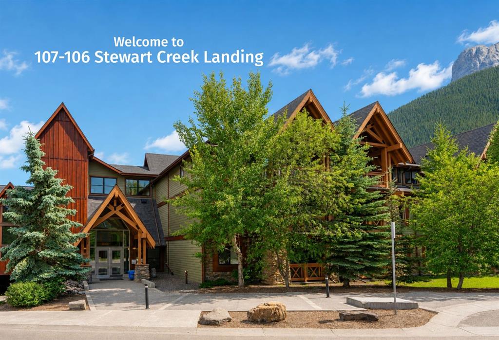 #107 106 Stewart Creek Landing, Canmore, Alberta, T1W0G6